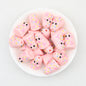 3D Halloween Glitter Sugar Crush Ghost Silicone Focal Beads 20pcs 4