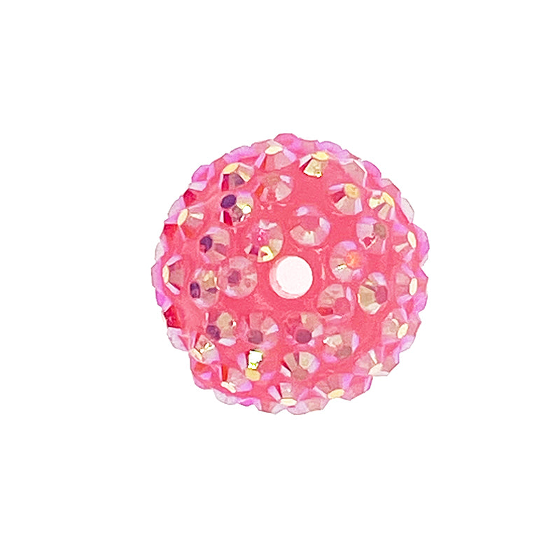 Ball Rhinestone Beads 20mm Multicolor Sparkle 50pcs 5