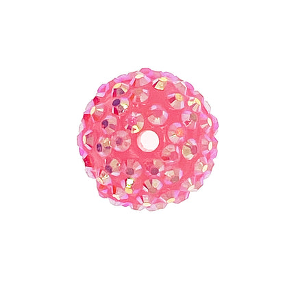 Ball Rhinestone Beads 20mm Multicolor Sparkle 50pcs 5