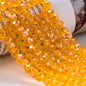 Electroplated Flat Glass Beads 8mm Colorful Mixed 10 Strands 15