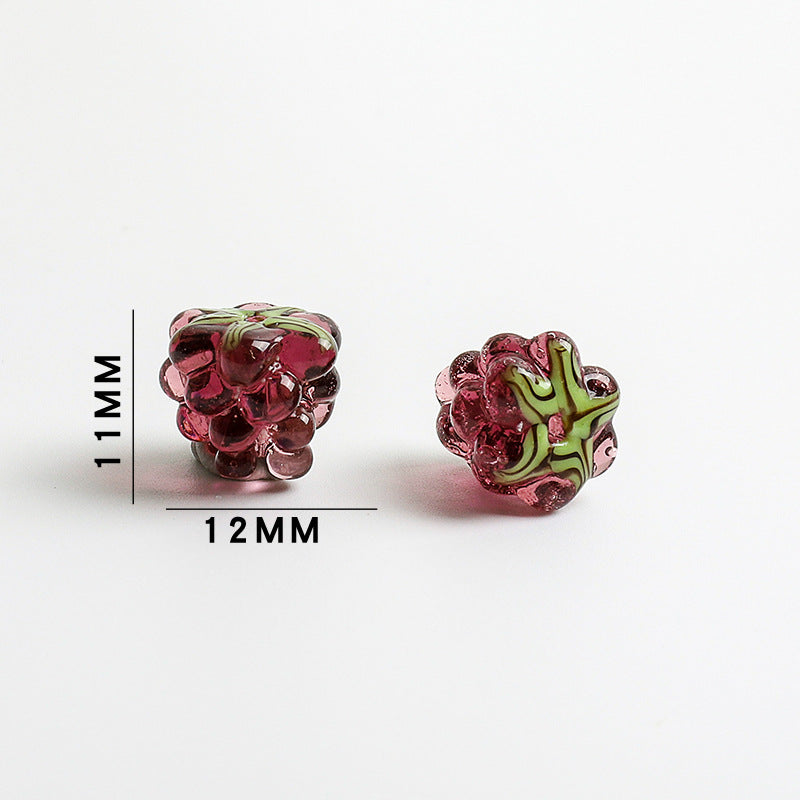 Grape Shaped Glass Beads 11x12mm 10pcs 6