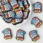 Gentleman Bow Tie Penguin Silicone Focal Beads 20 pcs