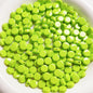 Flat Acrylic Beads 8mm Glossy Colorful Mixed 50pcs 9