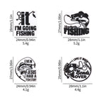 Silicone Focal Beads Fishing Theme Bold Fish and Hook Designs 20pcs 9