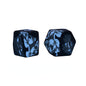 14mm Hexagon Silicone Beads Printed Camouflage Leopard Design 50pcs