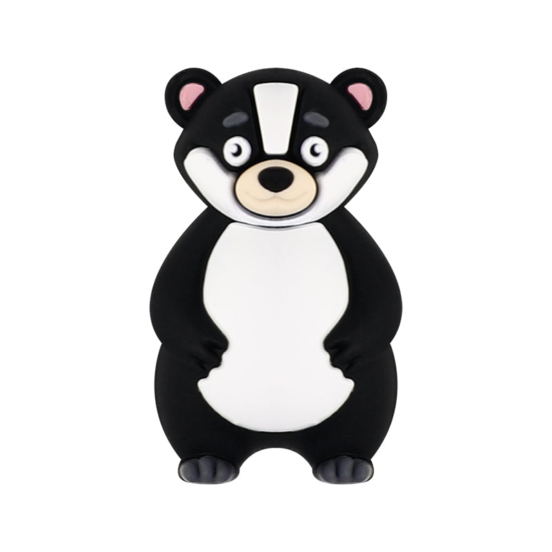 3D Wild Animal Silicone Focal Beads 20pcs 9