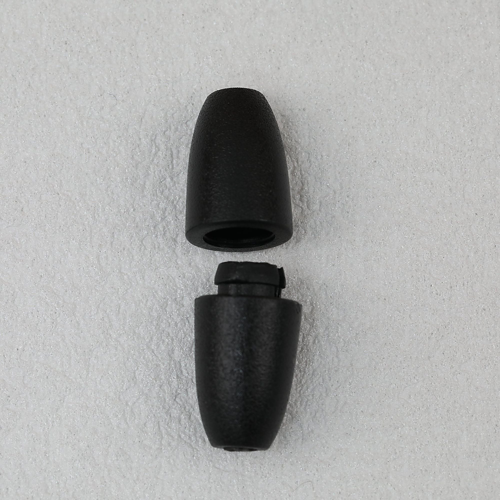 Breakaway Barrel Clasps Safety Connectors Colorful 100pcs 24.5mm - Black