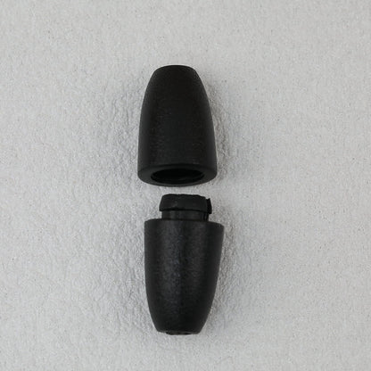 Breakaway Barrel Clasps Safety Connectors Colorful 100pcs 24.5mm - Black