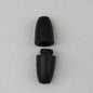 Breakaway Barrel Clasps Safety Connectors Colorful 100pcs 24.5mm - Black