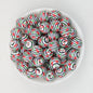 15mm Fruit Pattern Printed Silicone Round Beads 50pcs 2