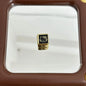 Square Acrylic Beads 14mm Glossy Gold Frame HK Kitty 10pcs 4
