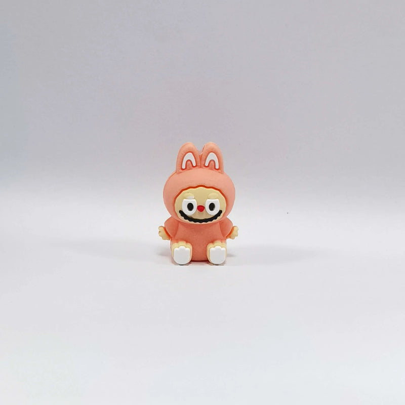 Silicone 3D Focal Beads Bunny Character Sitting Pose 20pcs 10