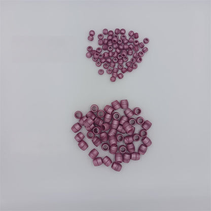 Silicone Hair Beads Pony Beads Dreadlock Colorful Mixed 50pcs 22