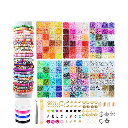 Heishi Clay Beads 6mm Polymer Colorful Matte Doughnut 1 Strand 18