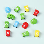 Silicone 3D Focal Beads Sanitation Red Cap Recycling Symbol 2