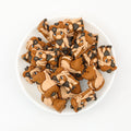 Silicone 3D Focal Beads Braided Pony Light Coffee 20pcs