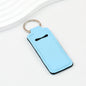 Neoprene Sublimation Lip Balm Chapstick Holder Keychain Solid Color