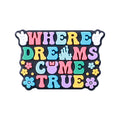 Silicone Focal Beads Dreams With Printed Text 20pcs 7