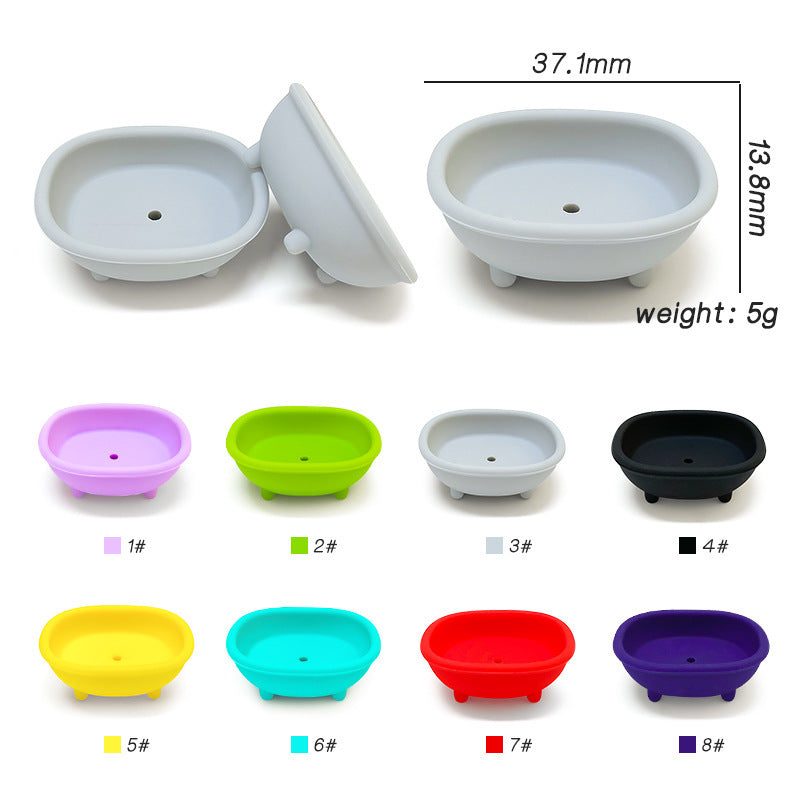 3D Bath Tub Silicone Focal Beads 20 pcs for Kids Crafts 2