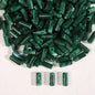 Dual-Color Tube Acrylic Beads 18x7mm Glossy Swirls 200pcs 20
