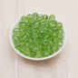 Frosted Glass Beads 8mm Soft Translucent Pastel Colors 50pcs 9