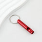 Outdoor Survival Whistle Keychain Aluminum Alloy Lightweight Durable