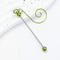 Beadable Hook Metallic Colorful Tips Swirl Shape 12.9cm 10