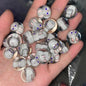 Clear Acrylic Round Beads 16mm Cartoon Figures 20pcs 15