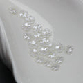 Pearl Four Petal Flower Acrylic Beads 7mm Colored Imitation 100pcs 6