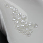 Pearl Four Petal Flower Acrylic Beads 7mm Colored Imitation 100pcs 6