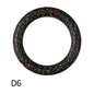 65mm Printed Silicone Beads Round Rings Floral Animal Spots Prints 12