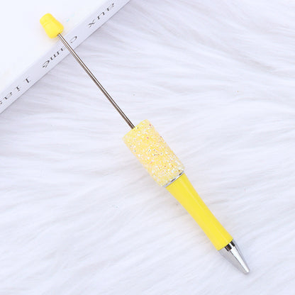 Beadable Pen with Stardust Glitter Plastic 16