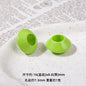Colorful 16mm Large Hole Round Acrylic Spacer Beads 40pcs 11