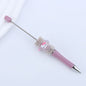 Beadable Pen with Kitty and Rhinestone  33