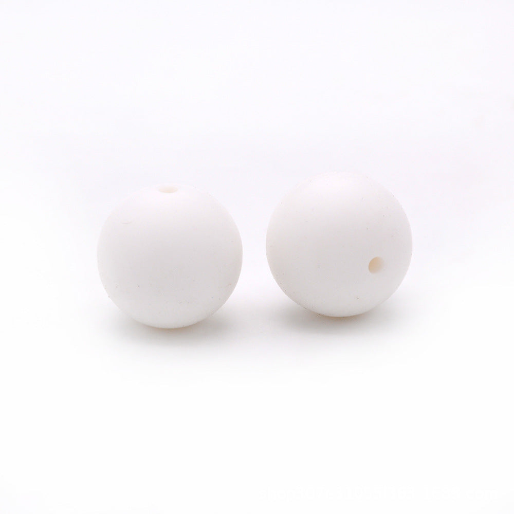 Christmas 15mm Silicone Beads Classic Holiday Colors 20pcs 5