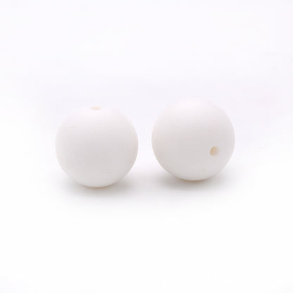 Christmas 15mm Silicone Beads Classic Holiday Colors 20pcs 5