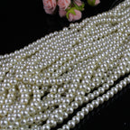 Pearl Glass Beads 3-16mm Beige Imitation Pearl Finish 7