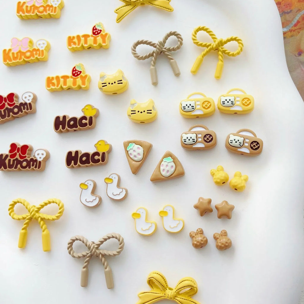 Round Metal Beads Cappuccino Color Smooth Finish 20pcs