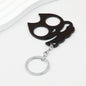 Cat Shaped Self Defense Keychain Survival Finger Clasp Compact
