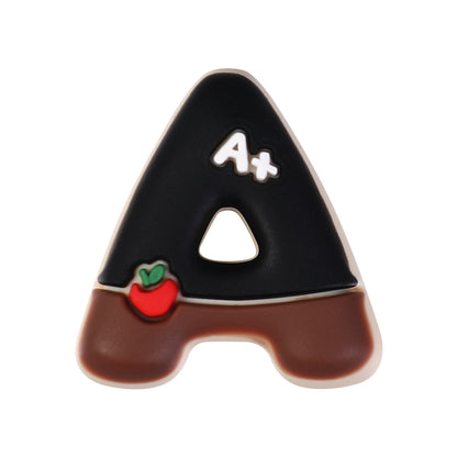Silicone 3D Focal Beads Teacher Apple A+ Pencil 20pcs 14
