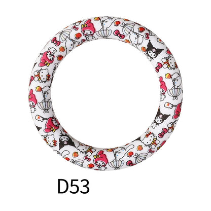 65mm Silicone Beads Printed Designs Vibrant Colors 12