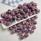 Zebra Stripe Acrylic Beads 16mm Printed UV Finish 10pcs 9