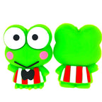 Silicone 3D Focal Beads Frog Wearing Black Bow Tie