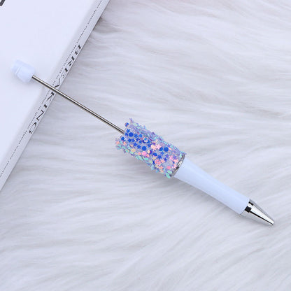 Star Sequin Creative Beadable Pen Plastic 7