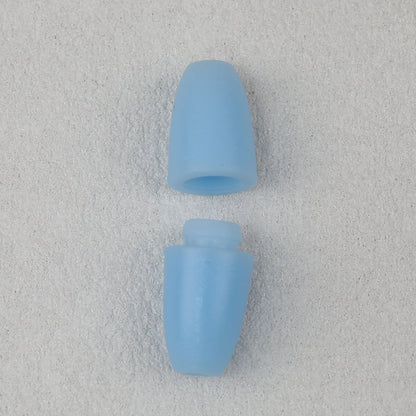 Breakaway Barrel Clasps Safety Connectors Colorful 100pcs 24.5mm - light blue