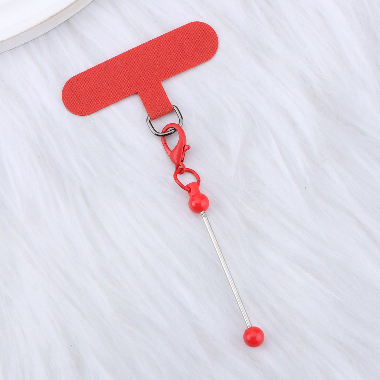 Beadable Plastic Tether Tabs With Bars