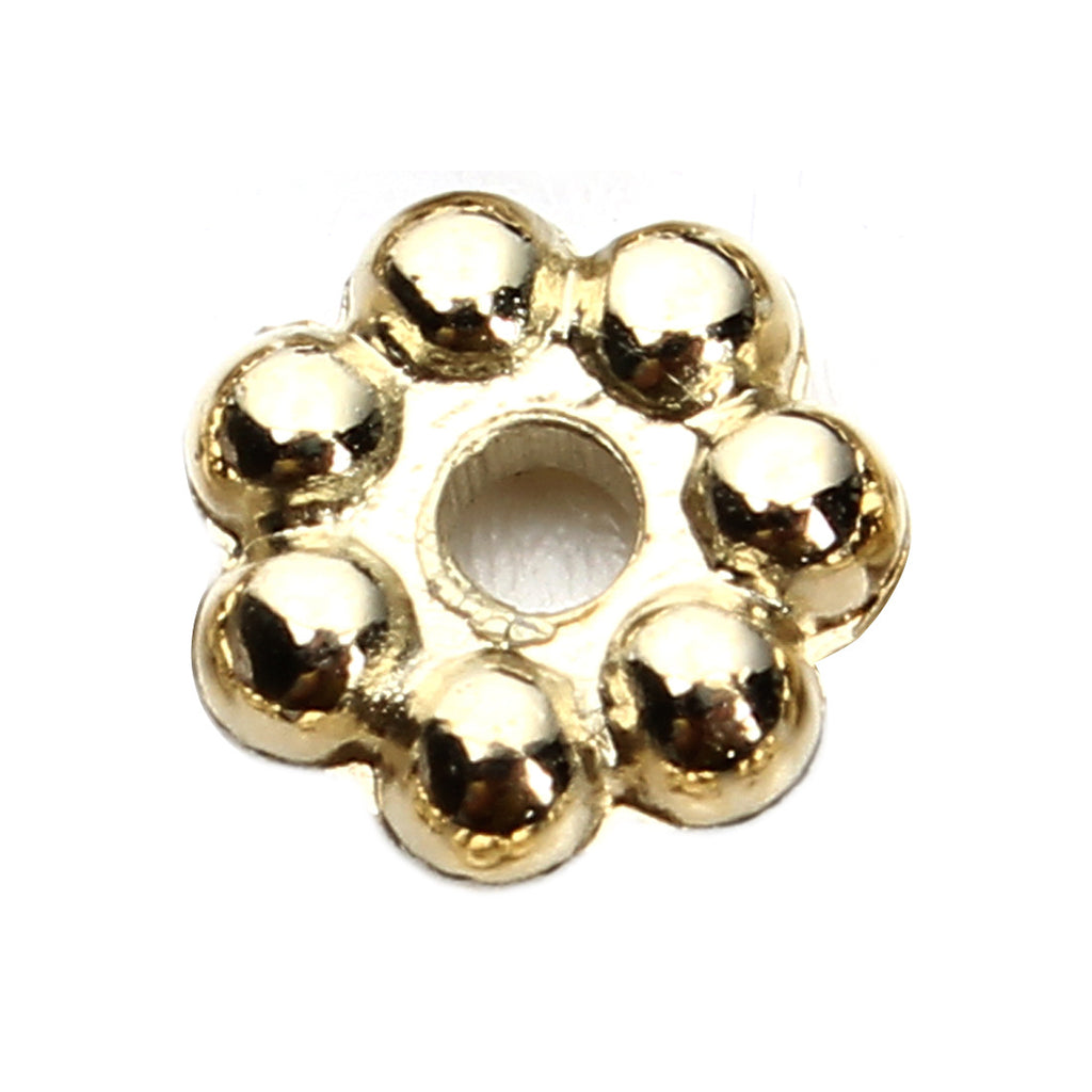 Snowflake CCB Plastic Spacer Acrylic Beads 4-9mm Metallic Tones 500pcs 6