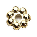 Snowflake CCB Plastic Spacer Acrylic Beads 4-9mm Metallic Tones 500pcs 6