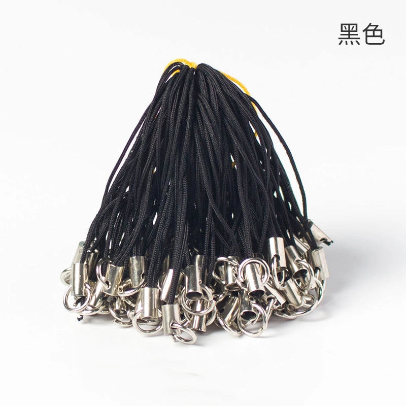 Polyester Iron Aluminum Phone Strap 58mm Colorful 100pcs 11