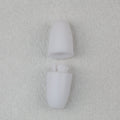 Breakaway Barrel Clasps Safety Connectors Colorful 100pcs 24.5mm - White
